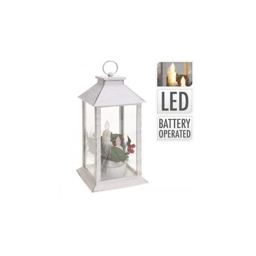 Lámpás LED-es fehér M29cm